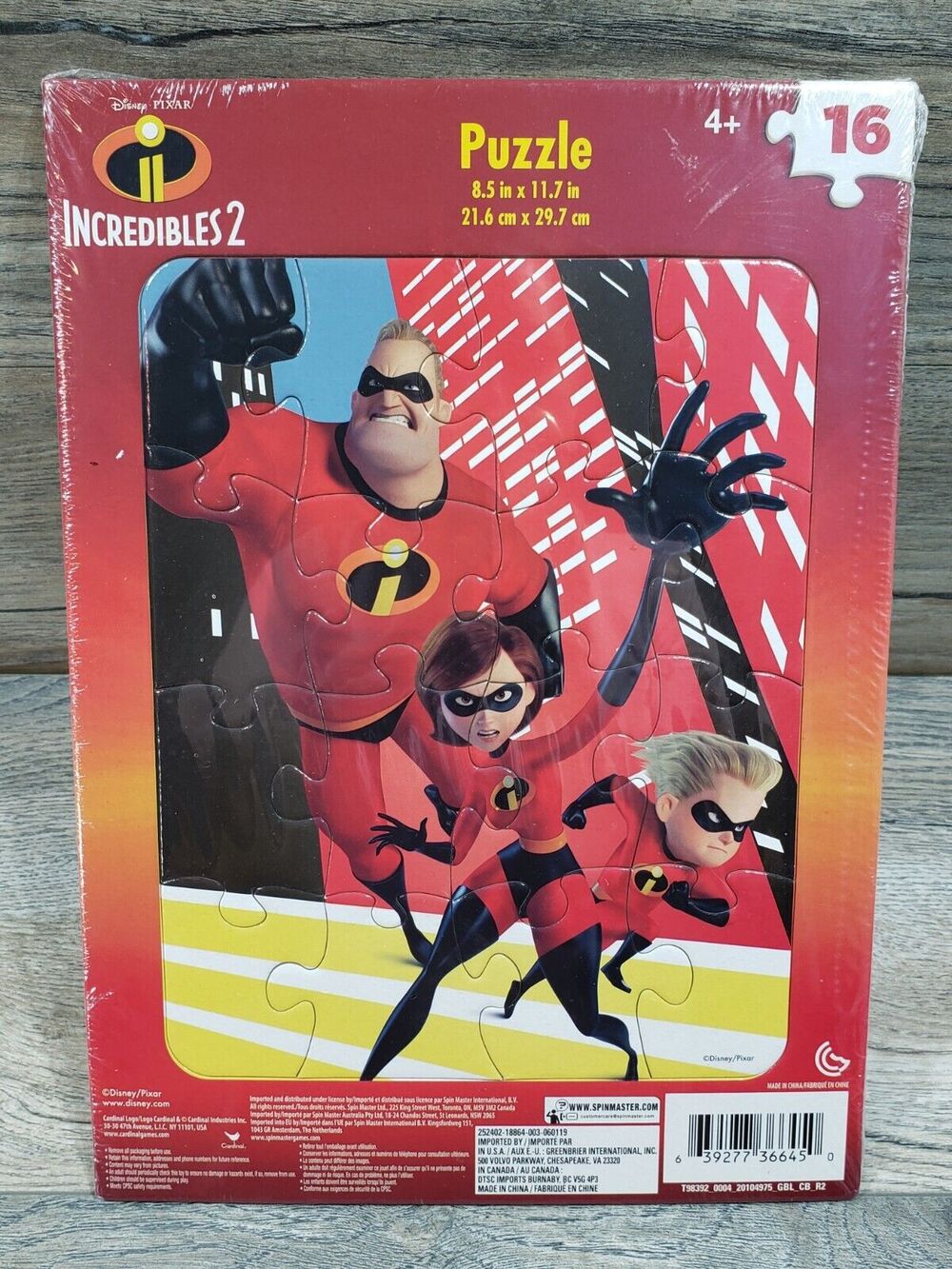 Disney Pixar Incredibles 2 Puzzle 16Pc